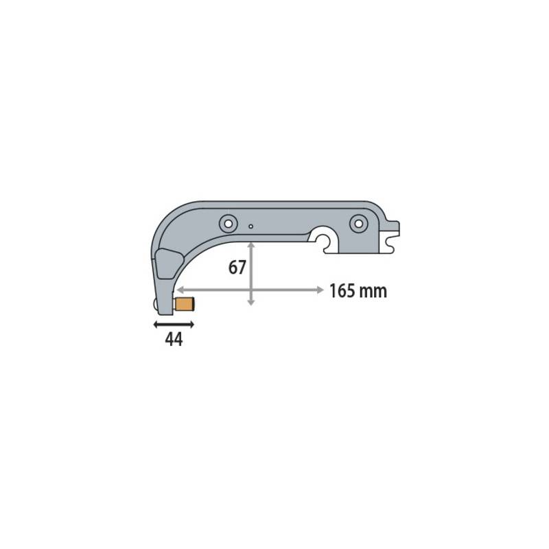 GYS Elektrodenbügel C12 - 8 bar/550 daN - isoliert - 022997