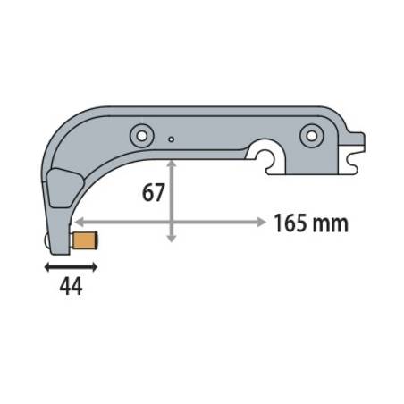 GYS Elektrodenbügel C12 - 8 bar/550 daN - isoliert - 022997 - 022997 - GYS eine komplette Reihe hochsteifer Aluminium-C-Arme - K