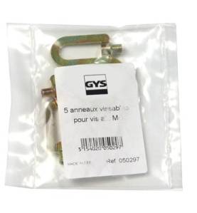 GYS 5x Anschraubösen für Anschweiß-Gewindebolzen / Schrauben Ø 4 mm - 050297 - 050297 -  - 3154020050297 - 9,58 € - 