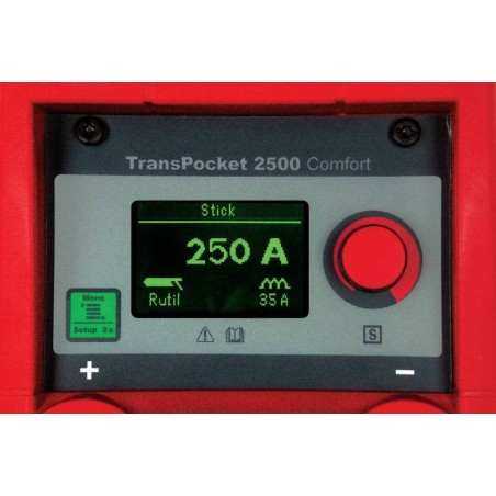 TransPocket 2500 Comofort Set mit WIG-Brenner und Elektrodenhalter