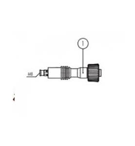 Brennerhals PPplus 401D gerade - Original Binzel - 095.0002 - 095.0002 - Brennerhals passend für PPplus 401D (Abb. kann abweiche