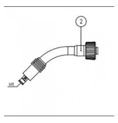 Brennerhals PPplus 401D 45°- Original Binzel - 095.0015 - 095.0015 - Brennerhals passend für PPplus 401D (Abb. kann abweichen!) 