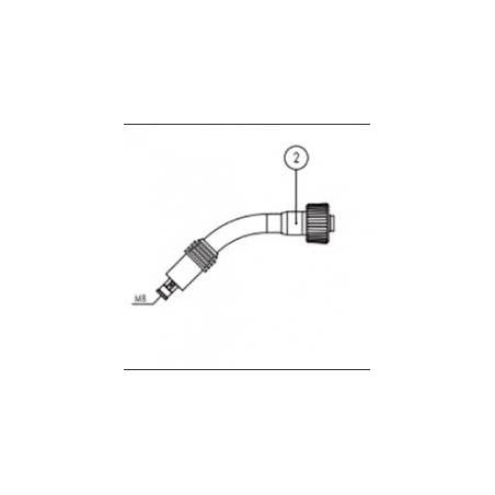 Brennerhals PPplus 240D 45°- Original Binzel - 095.0052.1 - 095.0052.1 - Brennerhals passend für PPplus 240D (Abb. kann abweiche