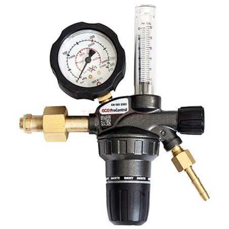 GCE Flaschendruckminderer Druckminderer 200 bar mit Flowmeter Procontrol - Argon, Formiergas, Wasserstoff. - GCE10002 -  - 156,5