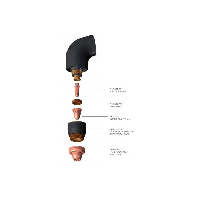 Aussenschutzdüse für FHT-EX®30H/40H - Thermacut - EX‐2‐415‐004