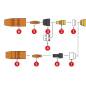 Isolierring (1 Stück od. 5erSet) ø17,5 / ø10,15x7mm für MTG 250i / MTB 250i G ML (Abb. Pos.1) (1Stück) 42,0100,1428,5 Isolierring (1 Stück od. 5erSet) ø17,5 / ø10,15x7mm für MTG 250i / MTB 250i G ML (Abb. Pos.1) (1Stück) 42,0100,1428,5
