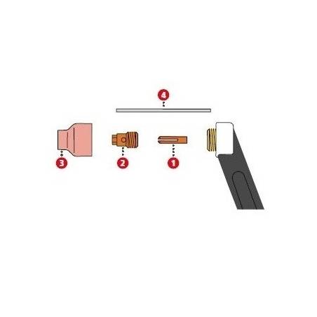 Fronius Gasdüse keramisch ø4,0/ø16x16,5 - für PL10/PW18 (Abbildung Pos. 3) 42,0300,2307 - 42,0300,2307 -  - 9007946334849 - 2,35