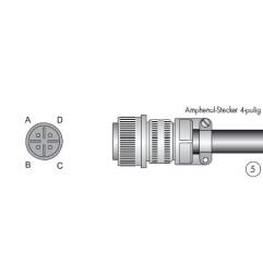 Amphenol-Stecker, Tuchelstecker, Rundsteckverbinder, Kabelstecker, Klinkensteckverbinder für WIG und MIG Schlauchpakete - 175.00