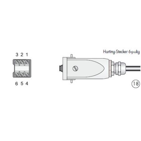 Amphenol-Stecker, Tuchelstecker, Rundsteckverbinder, Kabelstecker, Klinkensteckverbinder für WIG und MIG Schlauchpakete - 175.00