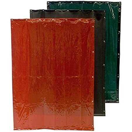 CEPRO SCHWEISSVORHÄNGE - 220 cm breit - (grün,orange,bronze) Ton 6 + 9 - 18.15xxxx -  -  - 70,54 € - 