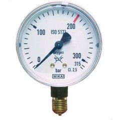GCE Manometer Neutral Argon/CO2 Formiergas Inhaltsdruck bis 200 bar 9415100 Manometer - 9415100 - 8592346293687 - 8,87 € - 