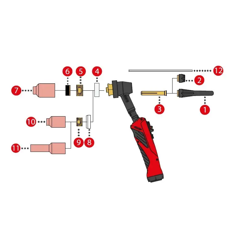 Gaslinse 3/4" M10x1 für TTW5500P (Abb. Pos. 6) - 44,0350,2530