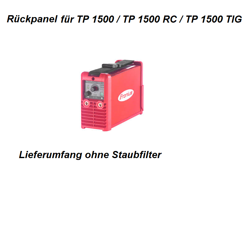 Fronius Rückfront für TP1500 rot -  12,0405,0298