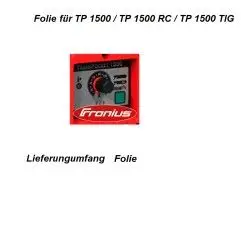 Frontfolie für TP 1500 / TP 1500 RC / TP 1500 TIG - 42,0409,2839-1 -  - 3,09 €