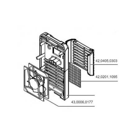 Fronius - Filterhalter für TP 1500 / TP 1500 RC / TP 1500 TIG - 42,0405,0303 - 42,0405,0303 -  - 9007946597459 - 6,36 € - 