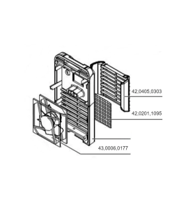 Fronius Axiallüfter Ventilator M.F.4,8 92x92x25 12 für TP 1500 / TP 1500 RC / TP 1500 TIG - 42,0006,0177 - 43,0006,0177 -  - 900