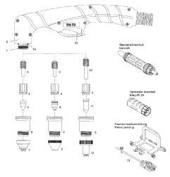 PLATEC SWIRL RING FÜR TH70. ST70 und PV80 - 128.4045 - 128.4045 - PlaTec Swirl Ring Difuser (Abb. 4) passend für passend für: El