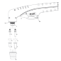 Handgriff mit Microschalter PT20C / PT25C / PT40 / PT60 - Cea® / Helvi® / Sincosald® / WTL® / Flama® / Cemont®