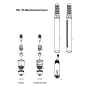 Plasma Maschinenschneidbrenner TM-70. 12m Koaxial-Kabel ZA - Platec Plasma Maschinenschneidbrenner TM-70. 12m Koaxial-Kabel ZA - Platec