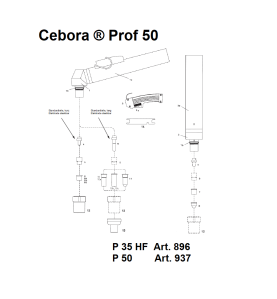 O-Ring für Cebora® Prof50 -  (316006) Nachbau für Cebora® Prof50 -  (1356) Nachbau - 900.9610 - passend für Cebora Plasmaschneid