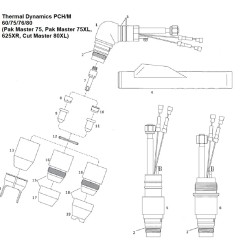 Schutzkappe - Thermal Dynamics - Pak Master Cut Master - PCH 60/75/76/80 - (8-7500) Nachbau - 165.8140 - passend für Pak Master 