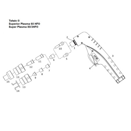 Abstandsfeder - Telwin - Plasma 34 / 41 / 54  - (802128) Nachbau