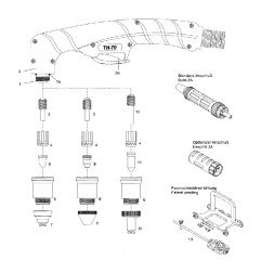 Platec Maschinenbrennerkopf STM-50/70 - CEA Plasma Shark 75 / Elettro CF Plasma 70-35