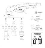 Handgriff mit Microschalter PT20C / PT25C / PT40 / PT60 - Cea® / Helvi® / Sincosald® / WTL® / Flama® / Cemont® - 900.9525 -  -  