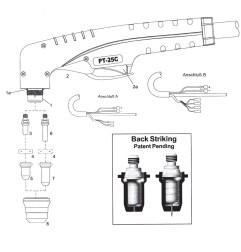 Schneiddüse ø 0.80 mm (20-30A) PT20C / PT25C / PT40 / PT60. Cea® / Helvi® / Sincosald® / WTL® / Flama® / Cemont®