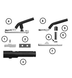 HAUFE Schutzbacke für Elektrodenhalter DE 2300 - (VE 1 Stück) Abicor Binzel - 512.D031 - Isolierbacken (VE 1) Elektrodenhalter D