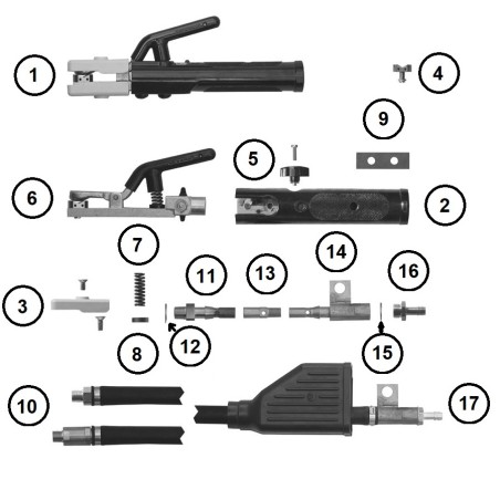 HAUFE Schutzbacke für Fugenhobel K 16 / K 16 T - (VE 1 Stück) Abicor Binzel - 516.D042 - für Fugenhobel K 16 / K16 T (Abb. 3) Ab