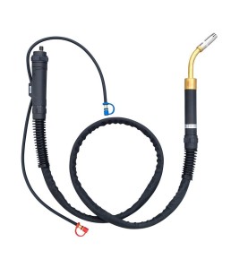 A stylish image showcasing the MIG/MAG Automatik Schweißbrenner ABIMIG® MT W 440, 2,00 m WZ-0, featuring the product reference 766.1642.1 by Abicor Binzel, available for 596,17 €.