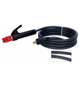 Elektrodenhandkabel Schweißkabel, 3m, 25m2, TX5/Dorn 9mm - KIT000562 -  - 8028485054891 - 58,95 € - 