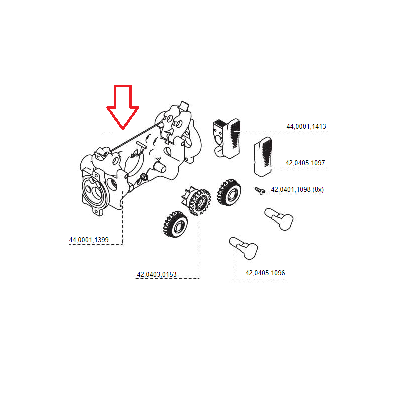 Fronius - Motorplatte Aluguss 4R - 44,0001,1399