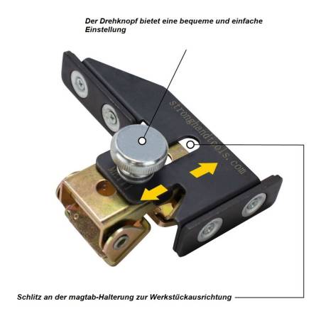 MAGTAB 2.0 mit austauschbaren Magneten, zum halten von Laschen oder kleine Metallteile - MET11