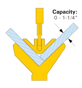 Einhand Rohrzange mit Handkurbel für schnelles Öffnen (Klemmkapazität max. 76,2mm) - PL634 - PL634 -  -  - 38,23 € - 