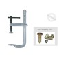 Gleitarmklemme 4-in-1, 30 x 14 mit Kapazität (318mm) mit abnehmbarem / umkehrbarem Klemmarm - UM125M-C3 Gleitarmklemme 4-in-1, 30 x 14 mit Kapazität (318mm) mit abnehmbarem / umkehrbarem Klemmarm - UM125M-C3