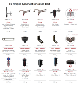 Rhino Cart Montagesatz 66-teilig (TDK6100) - TDK6100 -  -  - 628,32 € - 