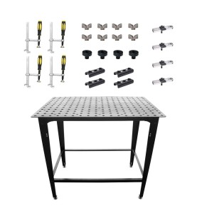 Stronghandtools - Schweisstisch mit Untergestell und 24tlg.Zubehörsatz (900 x 600) - TBHKM200 - TBHKM200 -  -  - 621,84 € - 