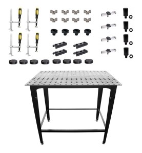 Stronghandtools - Schweisstisch mit Untergestell und 40tlg.Zubehörsatz (900 x 600) - TBHKM200 - TBHKM300 -  -  - 689,83 € - 