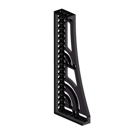 BUILDPRO® Rechter Schwerlast-Spannwinkel aus formbarem Gusseisen (50 x 195 x 500 mm) - T60250 (VPE 1St.) - T60250 -  -  - 255,32
