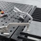 BuildPro Inserta C-Klemme Tischmontage, Ausladung 155mm, max.Kapazität 120mm, Gewinde M8 - PT14K
