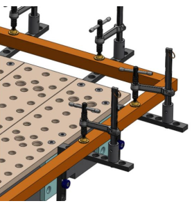 BuildPro Seitenverlängerung 29.2 x 41,5mm für BuildPro und Rhino Cart Schweißtisch, T61830 - T61830 -  -  - 37,74 € - 