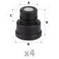 BuildPro Magnetstecker (4 Stück) - T65410-K4