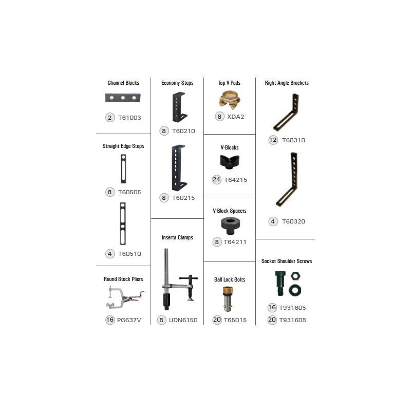 BuildPro TMK637 - BuildPro Modularer Befestigungssatz 166-TEILE-KIT BuildPro TMK637 - BuildPro Modularer Befestigungssatz 166-TEILE-KIT