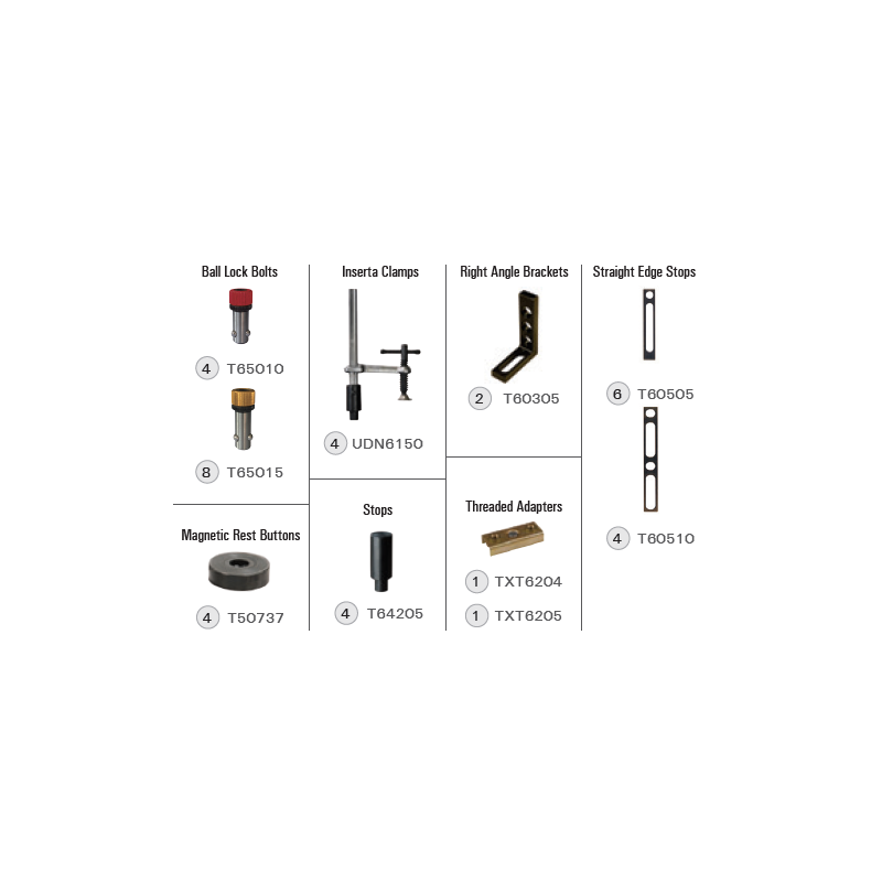 BuildPro TMK610 - BuildPro Modularer Befestigungssatz 38-TEILE-KIT BuildPro TMK610 - BuildPro Modularer Befestigungssatz 38-TEILE-KIT