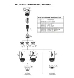 Düse 100A / 105A für Thermacut 100SD RTX (VPE 1 St. / 5 St.) - EX‐5‐410‐039-x -  -  - 23,29 € - 