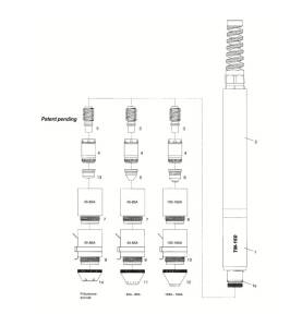 Spritzschutz 105-160A - Fugenhobeln - TH-160 für CEA Plasma Shark 155 - Nachbau - 129.7798 - passend für Powermax 125® / H125® /