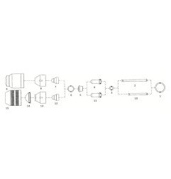 Kjellberg Katode Kb Luft - Finefocus®450 - Ref.Nr. 11.828.001.3001 - 400.2 - passend für Kjellberg ® PA­S47CNC ® Fine Focus 450 