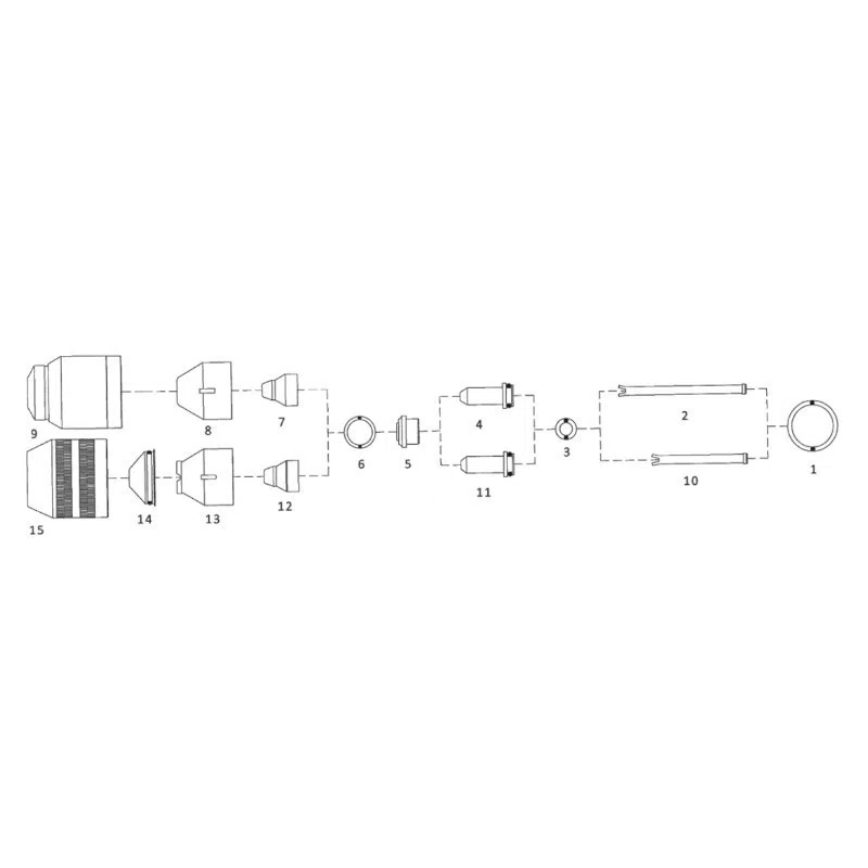 Kjellberg Katode Kb Luft - Finefocus®450 - Ref.Nr. 11.828.001.3001